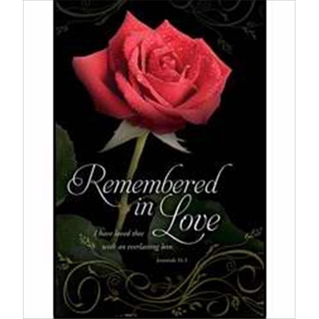 Warner Press 304515 Bulletin Funeral Remembered In Love | Michaels