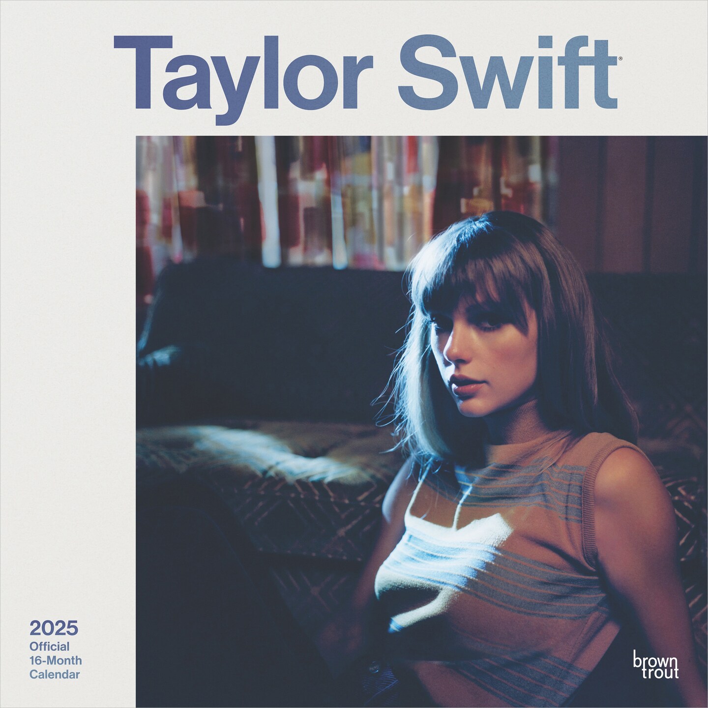 Taylor Swift OFFICIAL | 2025 12 x 24 Inch Monthly Square Wall Calendar | BrownTrout | Music Pop Singer Songwriter Celebrity