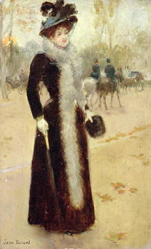 Riproduzione A Parisian Woman in the Bois de Boulogne, c.1899