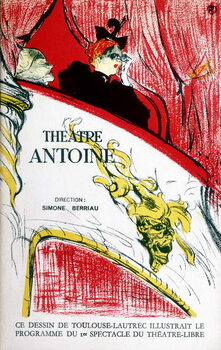 Riproduzione Cover of the program of the theatre Antoine