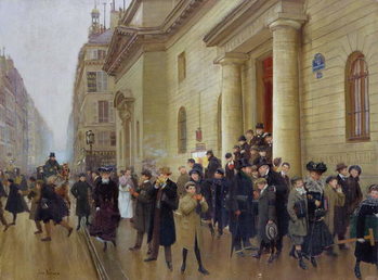 Riproduzione Leaving the Lycee Condorcet, 1903