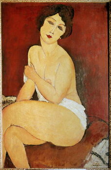 Riproduzione Naked Woman Seated