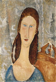 Riproduzione Portrait of Jeanne Hebuterne