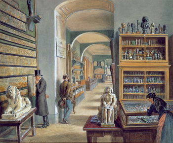 Bildreproduktion The second room of Egyptian antiquities in the Ambraser