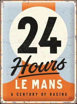 Blechschild 24h du Mans - A Centrury of Racing