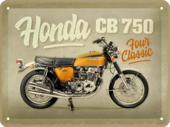 Blechschild Honda MC CB750 Four Classic