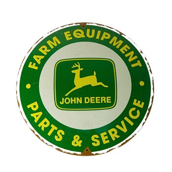 Blechschild John Deere