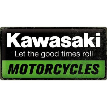 Blechschild Kawasaki Motorcycles