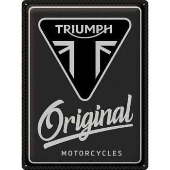 Blechschild Triumph - Original Motorcycles