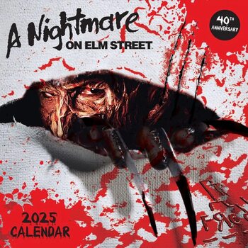 Calendario 2025 A Nightmare On Elm Street Movie