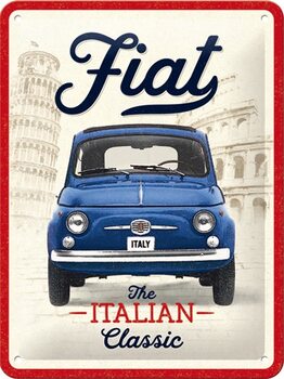 Targa in metallo Fiat - Italian Classic