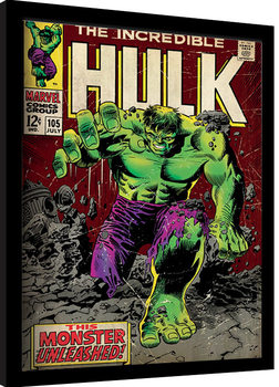 Inramad poster Incredible Hulk - Monster Unleashed