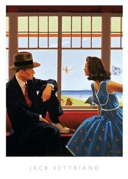 Umělecký tisk Jack Vettriano - Edith and the kingpin