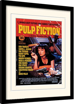 Inramad poster Pulp Fiction - Uma On Bed