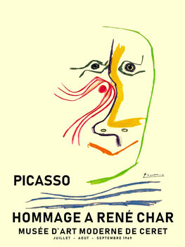 Quadro su tela Picasso 1969