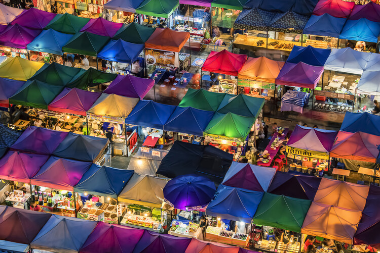 Fotografia Train Night Market