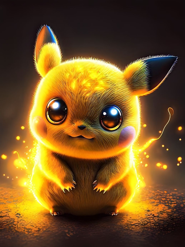 Chibi Pikachu - Pokemon posters & prints by Jonatan Goozman - Printler