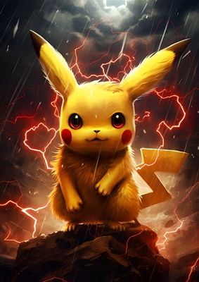 Pikachu Pokemon posters & prints by Hachico - Printler