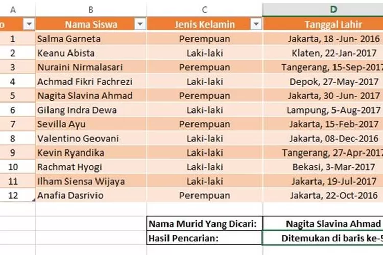 Cara Mencocokan Data di Excel Dengan Cepat Pakai Rumus MATCH dan IF ... image.