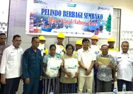 PT Pelindo Cabang Tenau Kupang Bagi Ratusan Paket Sembako Gratis