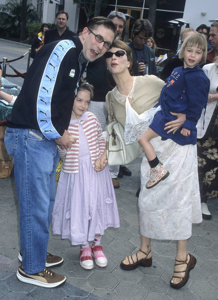 1. Hailey Baldwin (far right) with her family