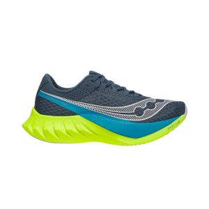 Scarpe da corsa da donna Saucony Endorphin Pro 4 blu navy verde AW24