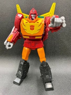 Transformers News: War for Cybertron: Kingdom Rodimus Prime In-Hand Images