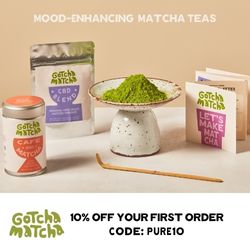 Gotcha Matcha for Premium Matcha Teas