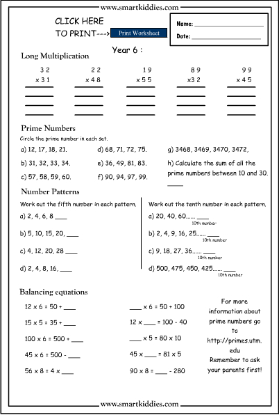 Multiplication and number patterns - Studyladder Interactive Learning Games