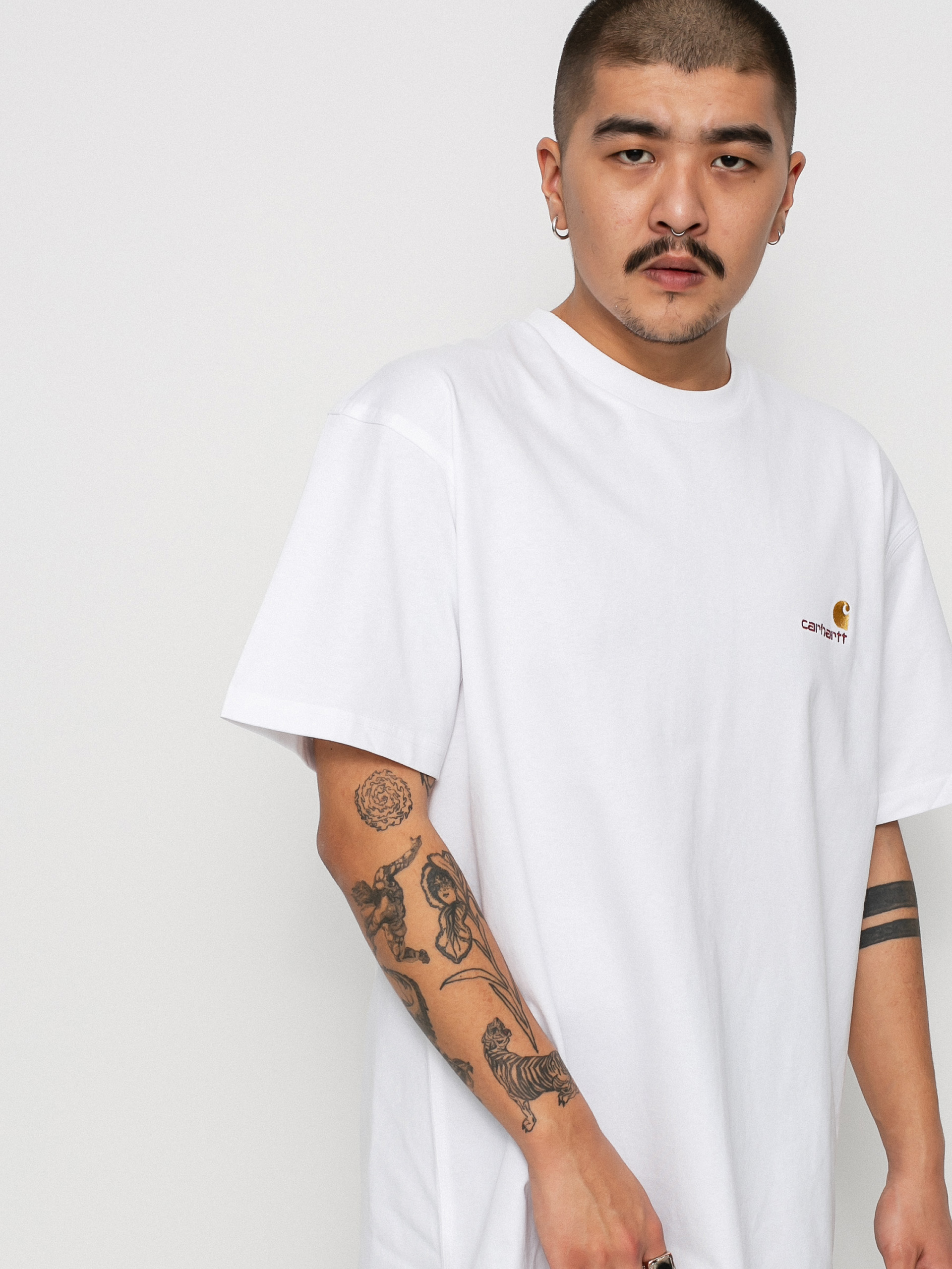 Tricou Carhartt WIP American Script (white)