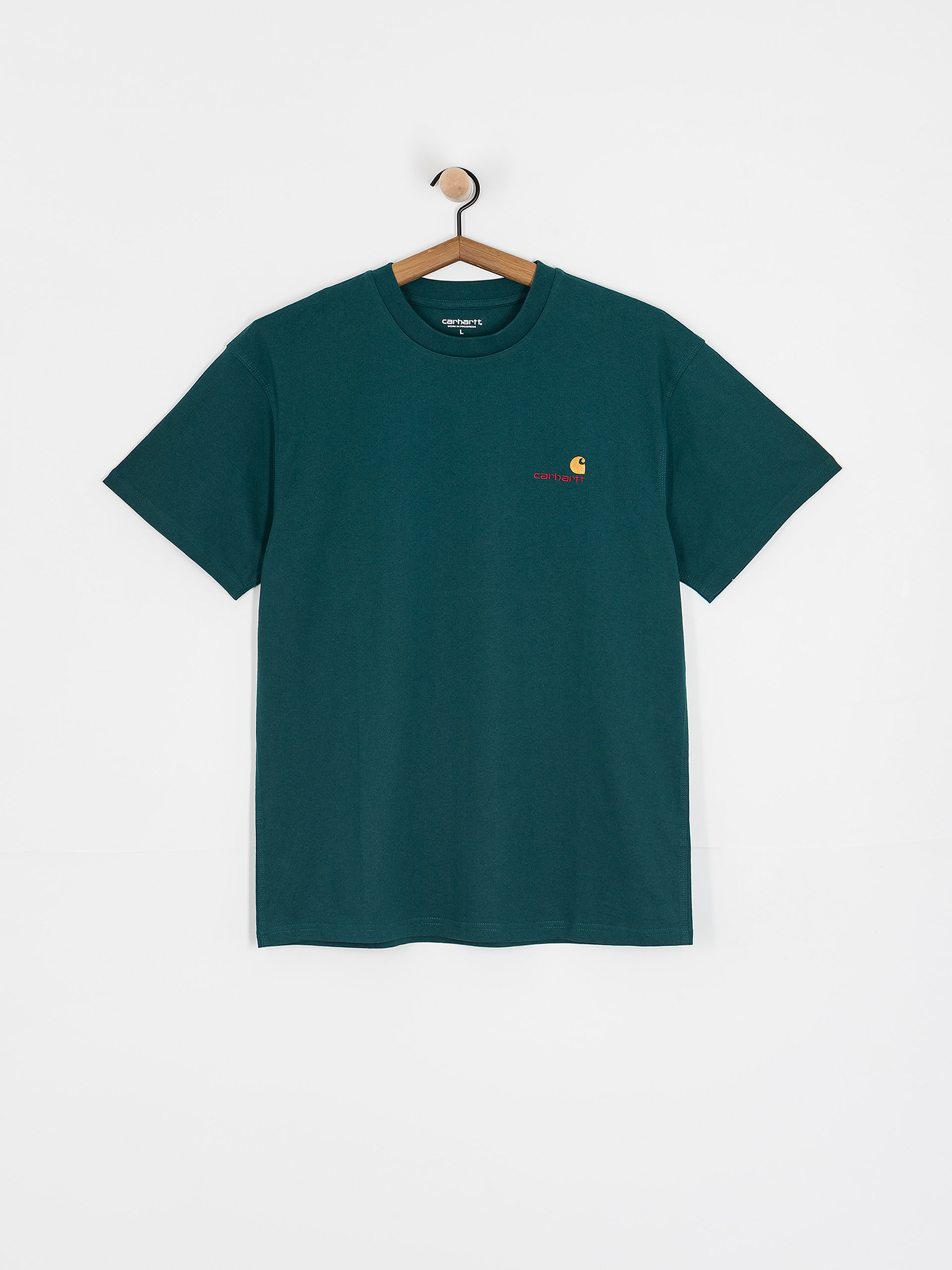 Tricou Carhartt WIP American Script (malachite)