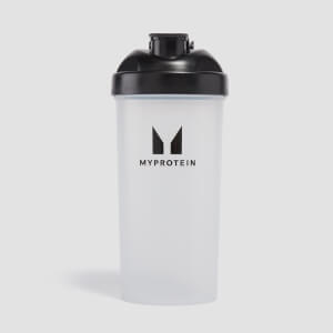 Shaker en plastique Myprotein – Transparent/Noir