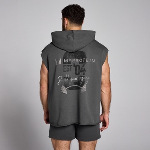 MP Men's Origin Graphic Hooded Vest - Washed Grey