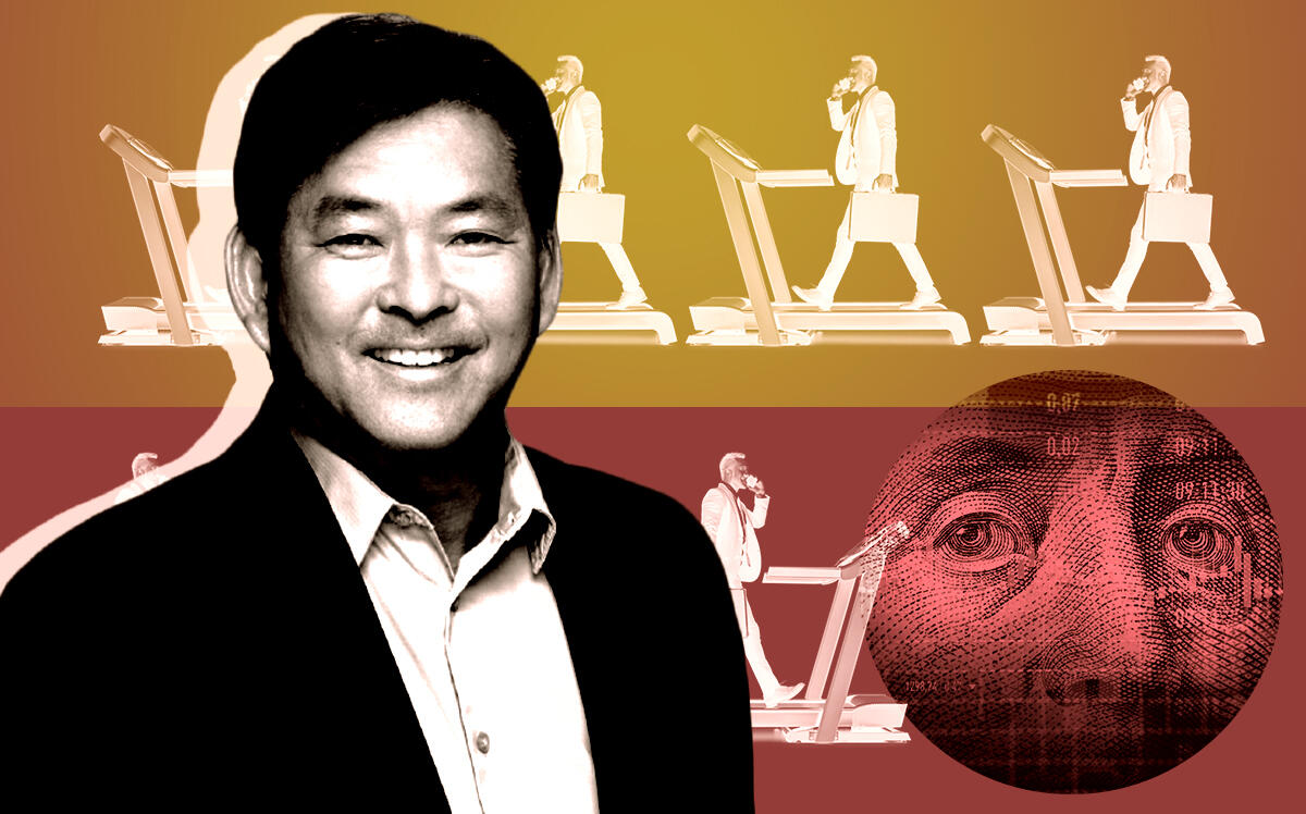 A photo illustration of Keller Williams' Dan Ihara (Getty Images, Keller Williams)