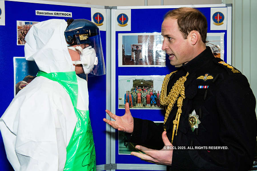 Prince William presents medals