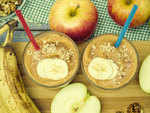 Walnut Apple and Banana Smoothie