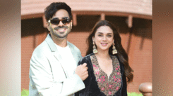 Aditi Rao Hydari, Aparshakti Khurana promote their upcoming series Jubilee