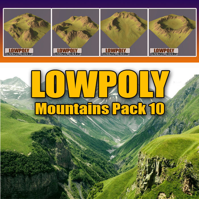 3ds max mountains pack