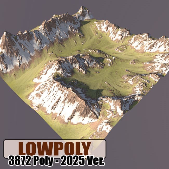 3d obj mountain maps terrain