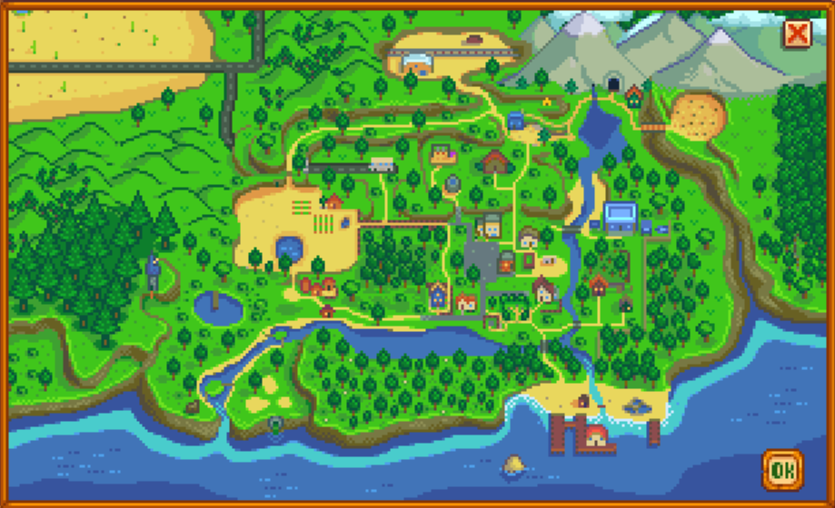 Stardew Map - Caril Cortney