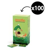 Zoetic Organic & Fairtrade Green Tea Enveloped Tea Bags Pack 100