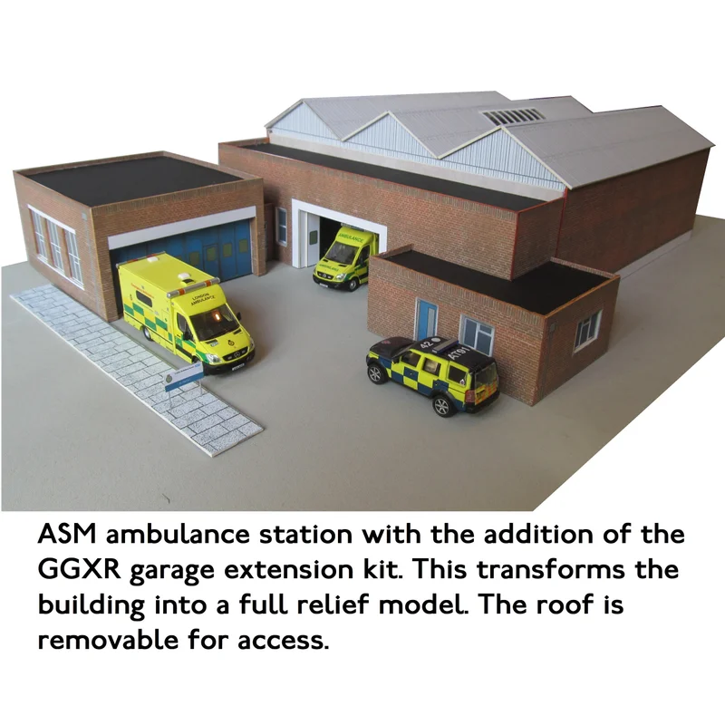 Thumbnail: ASM Ambulance Station Morden 1/76