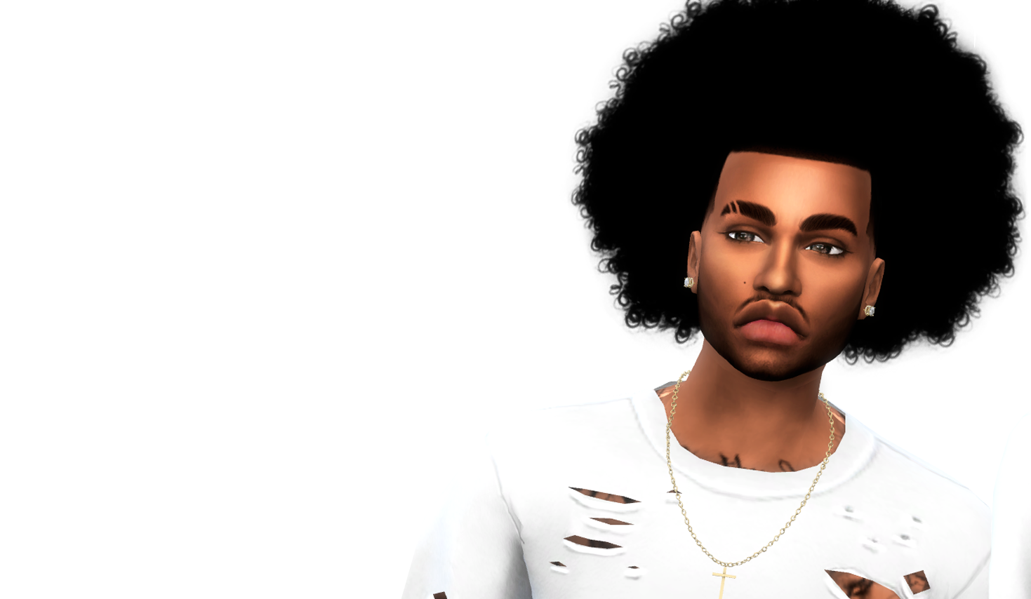 black guy hairstyles sims 4 - Good Captions