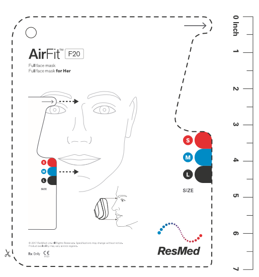 Resmed Airfit F20 Mask Leak Chart