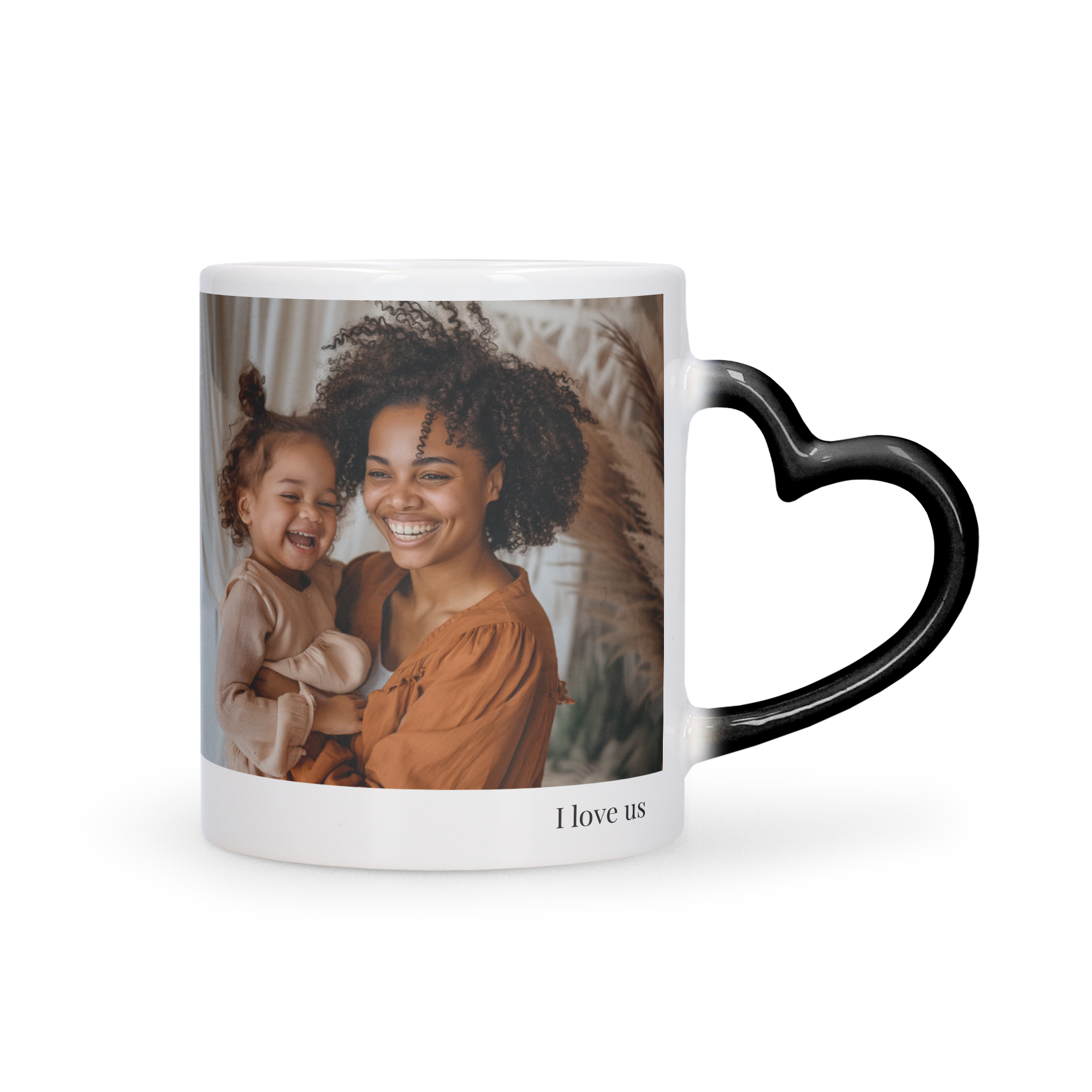 Personalised Mug - Magic - Heart-shaped Handle