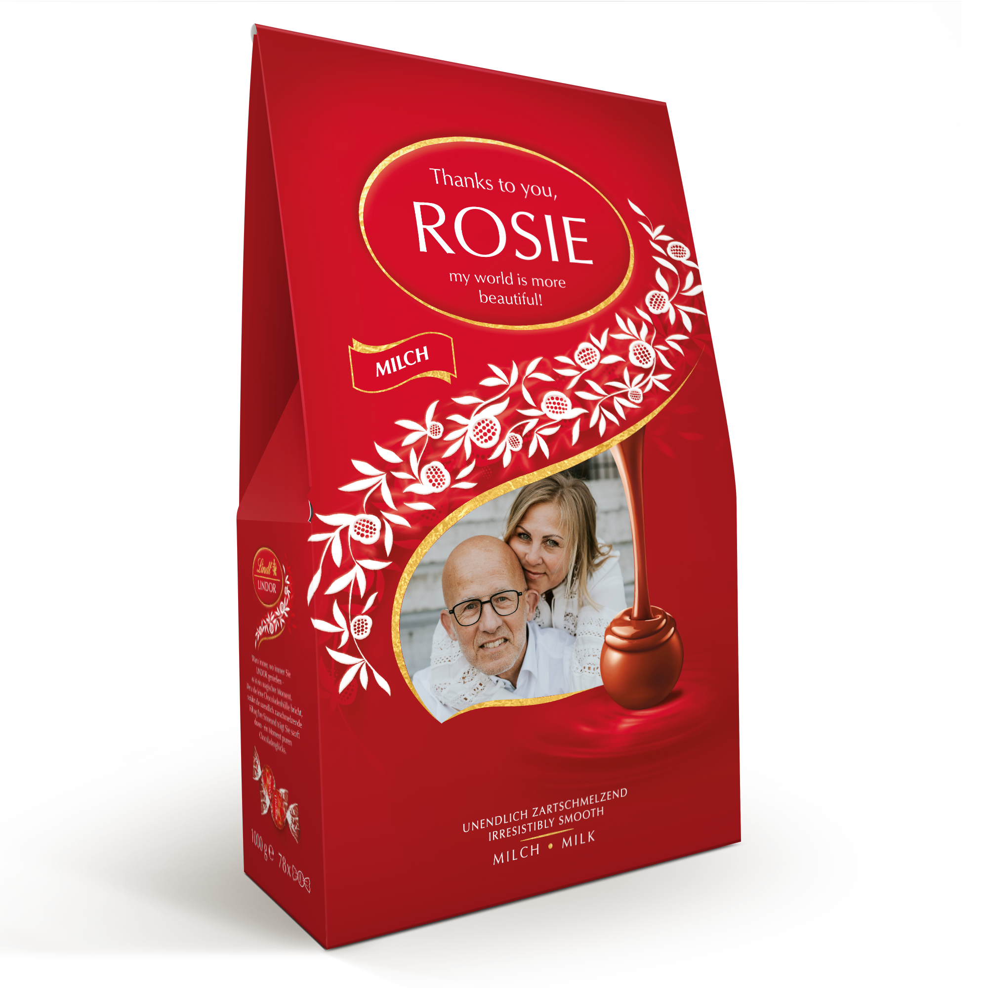 Personalised Lindt chocolate gift box - 1kg