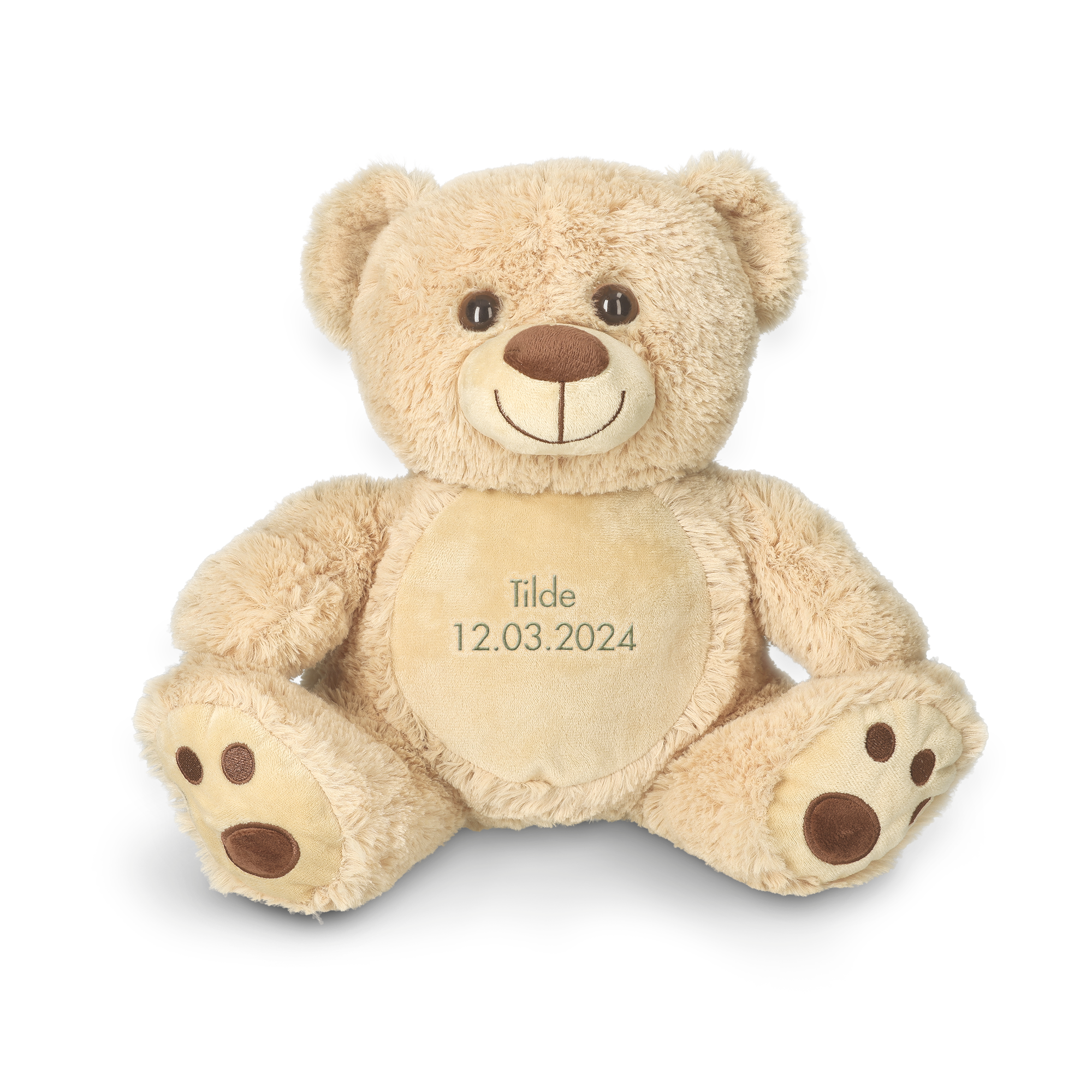 Personalised baby's first teddy bear