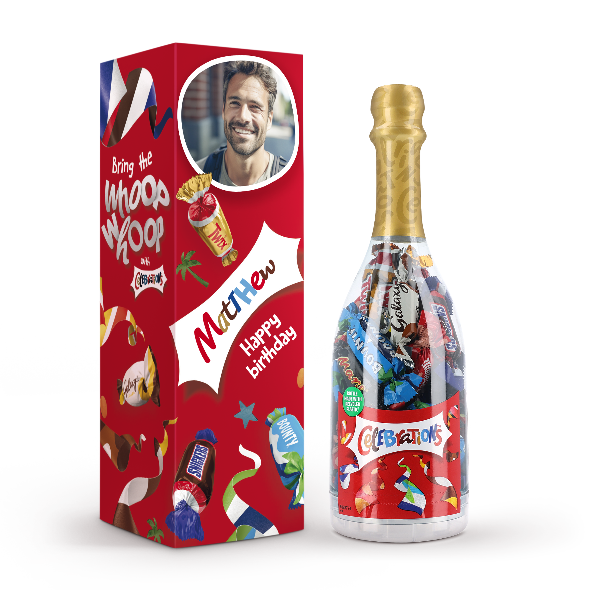 Personalised Celebrations champagne bottle