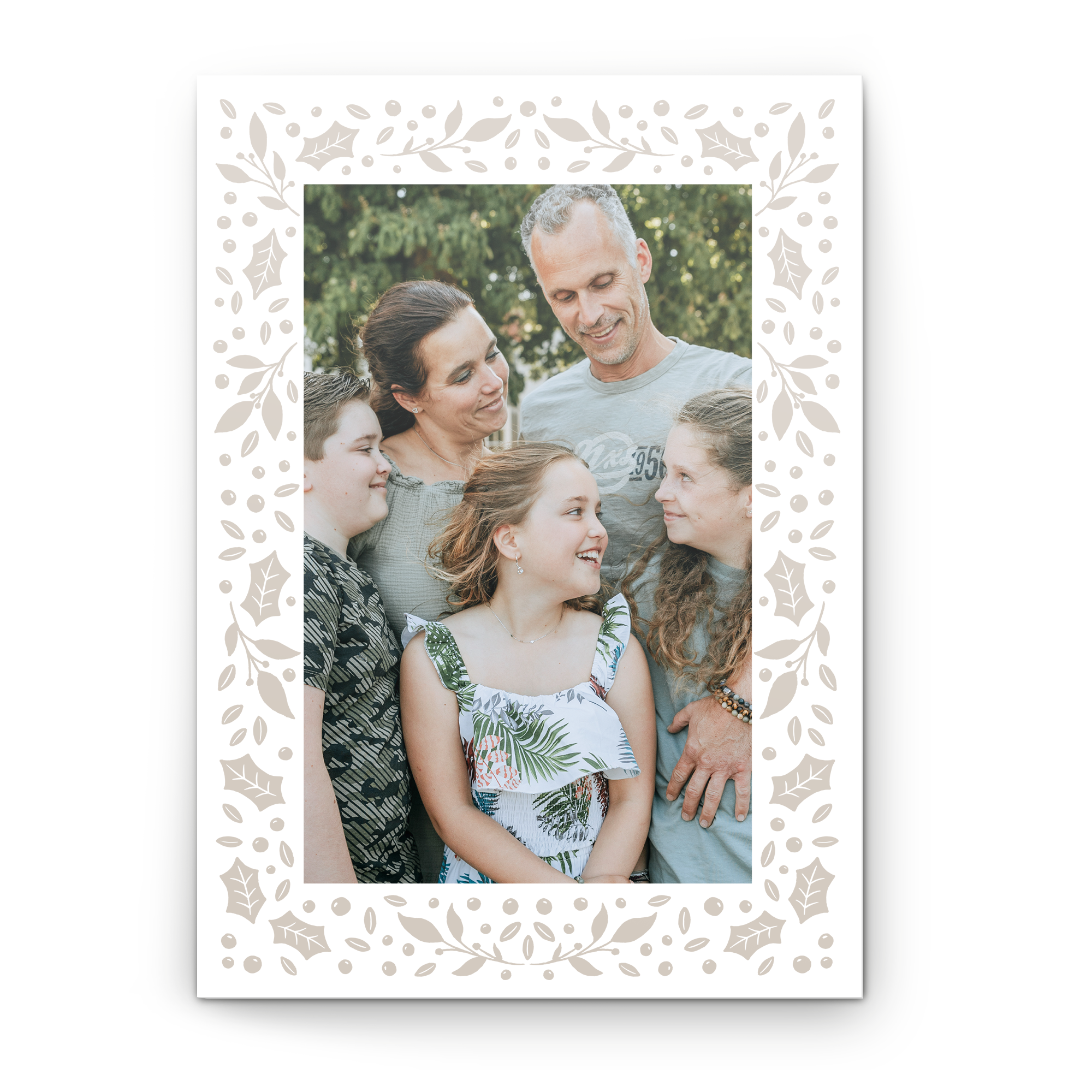 Personalised greeting card - Christmas - M - Portrait