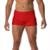 Sunga Boxer Vermelha Tendência Moda Praia Natação Box - Vermelho